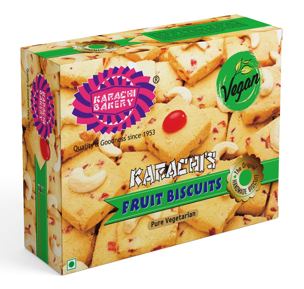 Karachi bakery vegan fruits biscuits 400gm