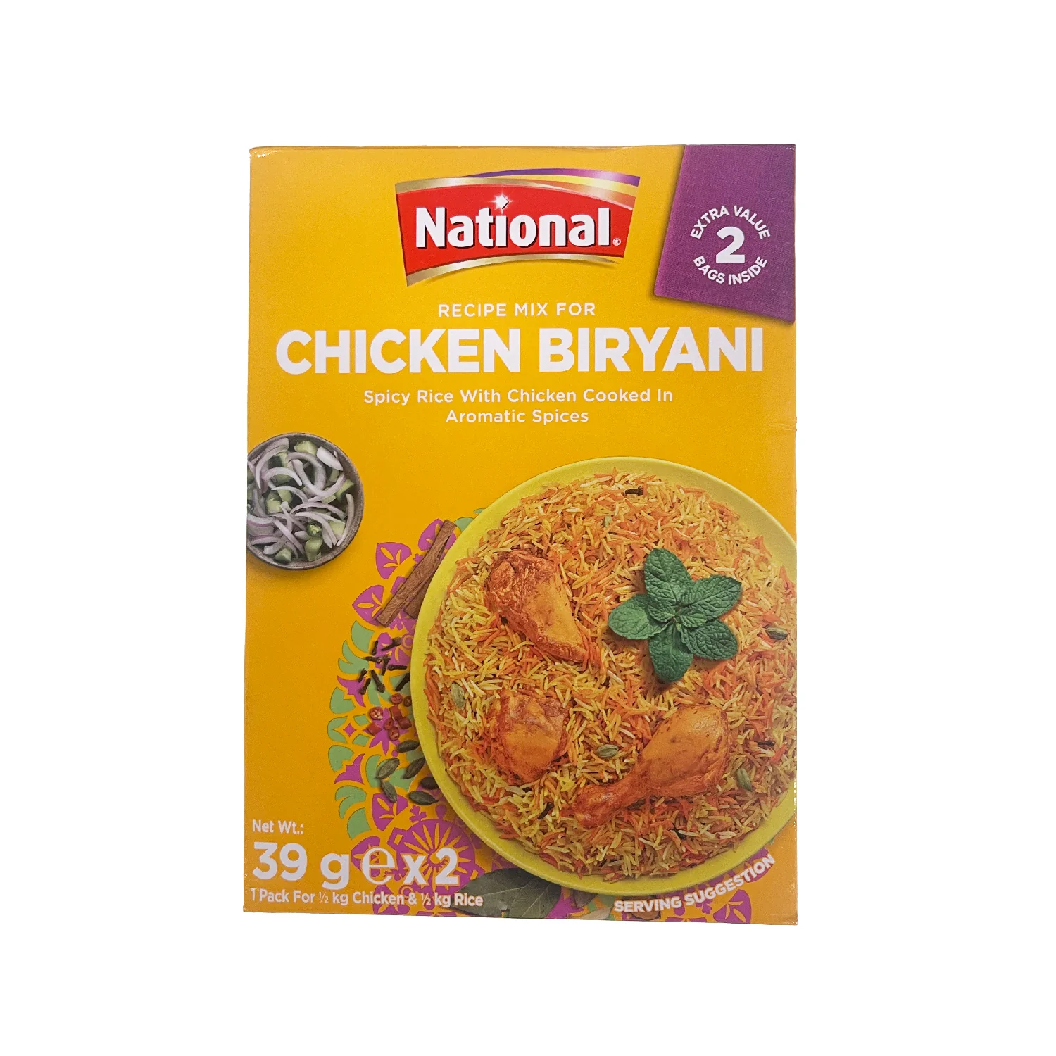 National chicken biryani 39gm