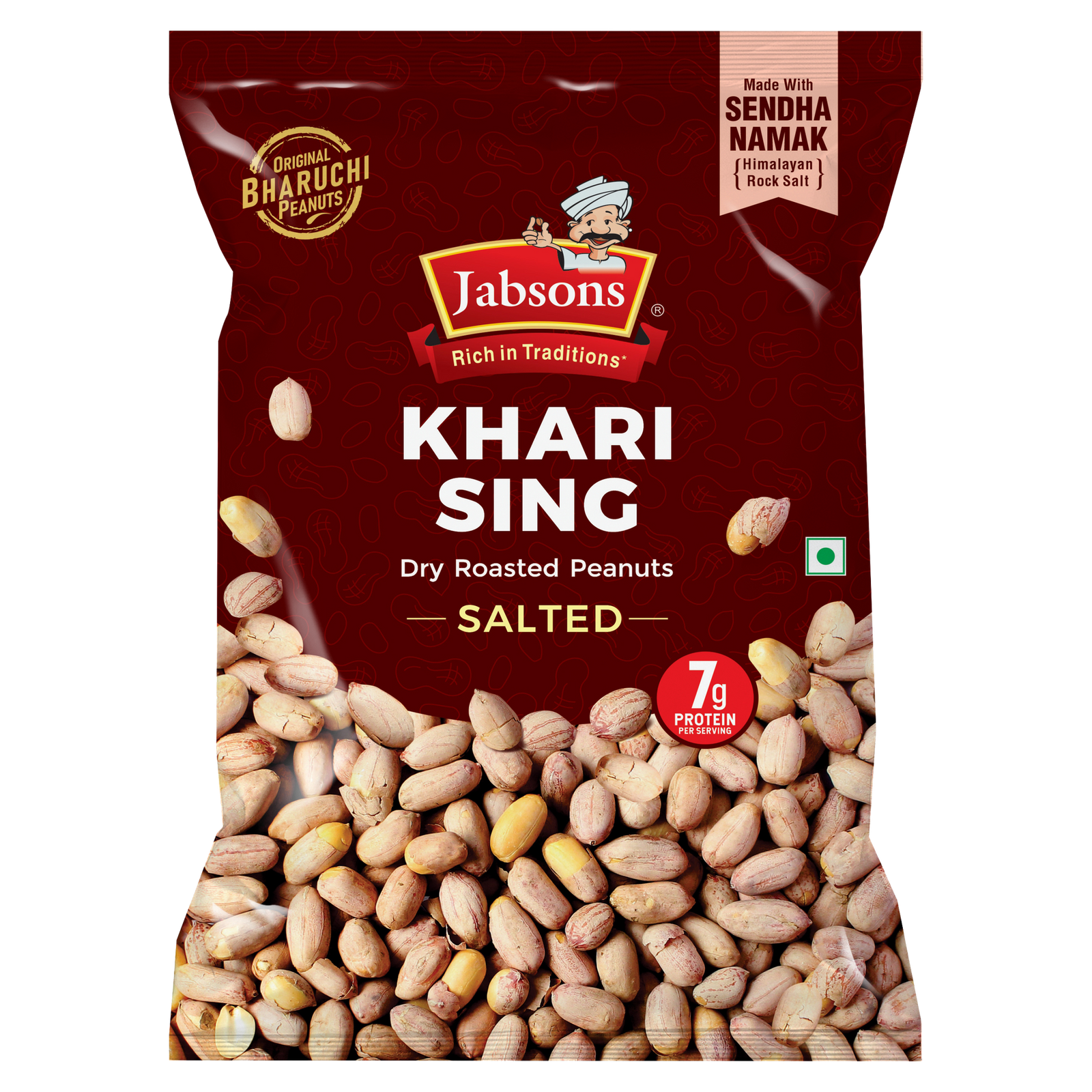 Jabson Khari sing ( Dry rosted peanuts) 400g