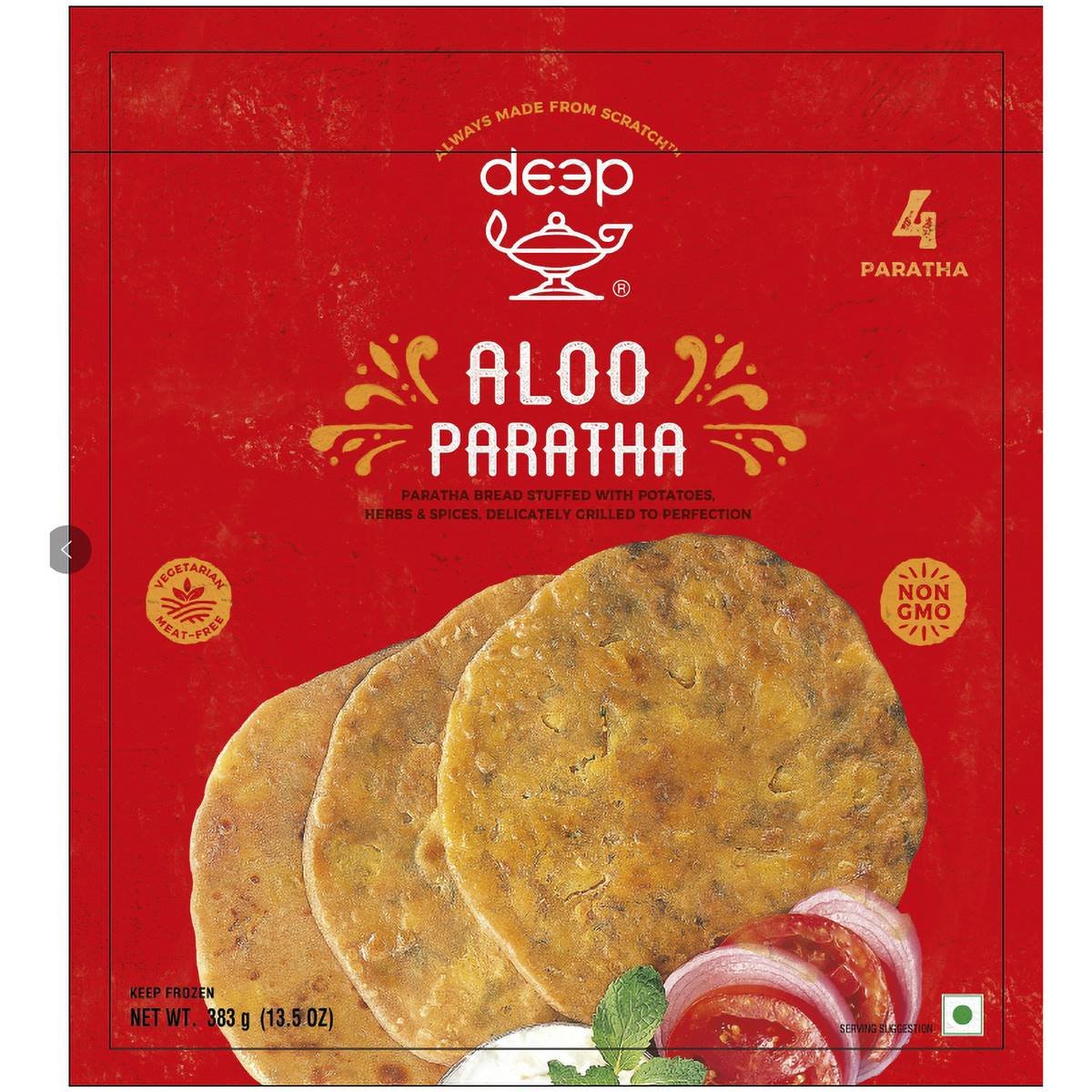 Deep Aloo paratha 4 pec Frozen
