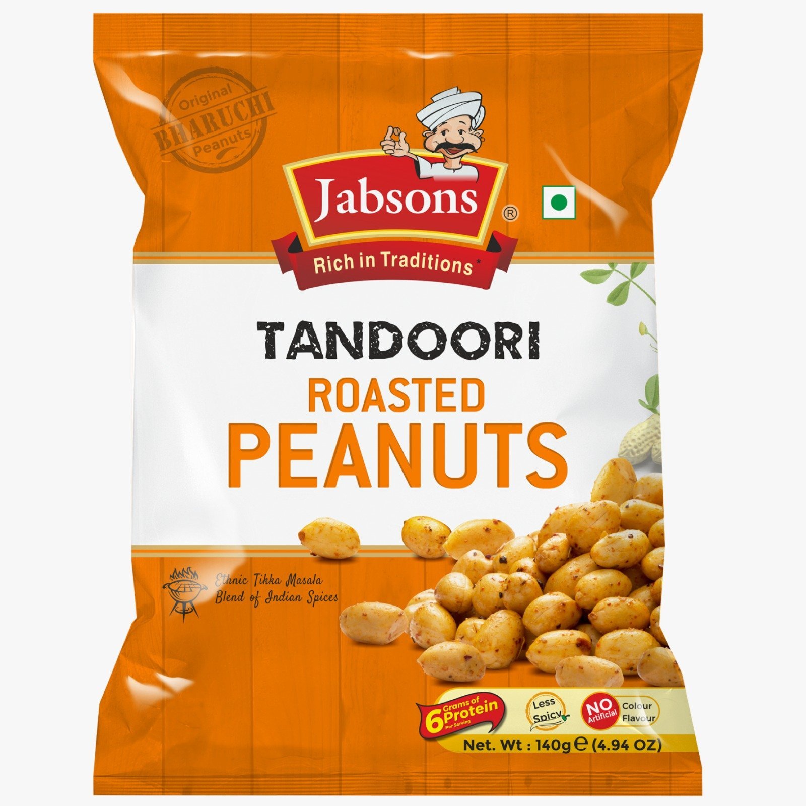 Jabson Tandoori Rosted Peanuts 140g